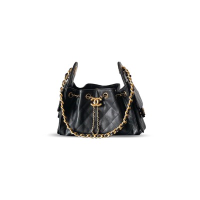 CHANEL 25 MINI HOBO BAG GRAINED CALFSKIN AS5631 (22*20*12.5cm)